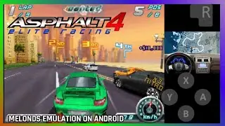 Asphalt 4 Elite Racing (DSi version) gameplay on Android (Melonds emulator)