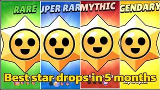 Brawlstars BEST STAR DROPS IN 5 MONTH new brawler ?