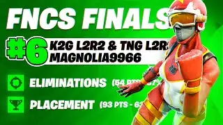 HOW WE PLACED 6TH IN FNCS FINALS 🏆 (2 WINS) | K2G Squish