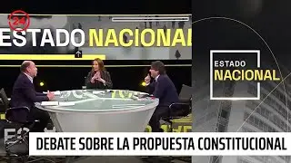 Debate sobre la propuesta Constitucional entre Marcos Barraza y Alfredo Moreno | 24 Horas TVN Chile