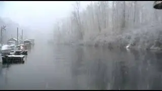 Caterpillar Island Snowfall