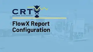 FlowX Report Configuration for FlowX flow computers.
