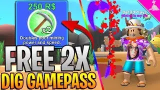 FREE 2X DIG GAMEPASS IN ROBLOX MINING SIMULATOR! - MEGASALE- Day 1