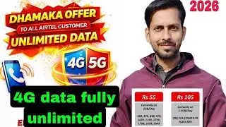 Airtel new recharge plan 2026 | Airtel recharge plan 399 | Airtel recharge plan unlimited data 