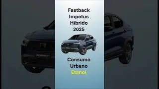 Fastback Impetus H&iacute;brido - Consumo Urbano Etanol #aracaju #shorts #fiat