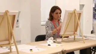 BINDERS Abstract Painting Class with Atlanta-based artist Augusta Wilson.