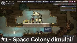 Survival on an Asteroid - Oxygen Not Included 1st Gameplay - Indonesia - Part 1