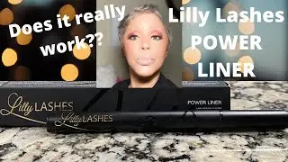 LILLY LASHES POWER LINER - Does it really work? Lash adhesive and liner in one.