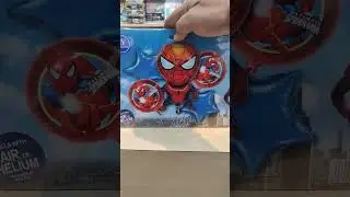 Super Hero Foil balloons birthday theme party 🎉 #shorts #shortvideo #viral #avengers