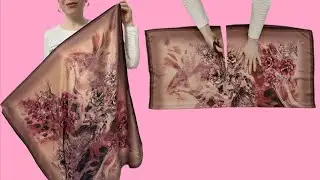 Потрясающий результат! 💡 Посмотрите, как утилизировать старый шарф ♻️ Идея повторного использования