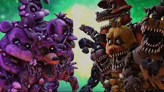 [SFM FNaF] Nightmare VR vs Toxic Animatronics