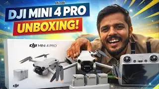 DJI Mini 4 Pro Unboxing 🔥 World&rsquo;s Smartest Mini Drone? 😱 how much price ? Desi jugad 