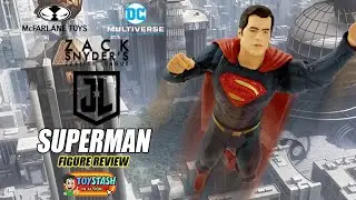 DC Multiverse Zack Snyder's Justice League (Red and Blue Variant) Superman Figure Review!