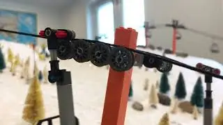 Lego ski lift: Aspen Double
