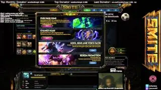 Smite - Ymir twitch skin redeem!!
