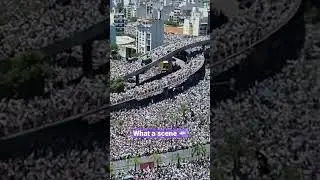 The streets are packed in Buenos Aires for Argentina&rsquo;s World Cup victory parade 🎉