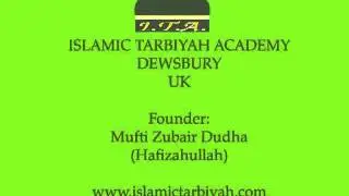 Leaving Internal & External Sins - Mufti Zubair Dudha