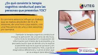Terapia cognitivo conductual (TCC) para el TOC
