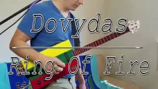 Cigar Box Guitar - Ring Of Fire - Johnny Cash cover by Dovydas