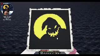 Minecraft | Oogie Boogie Map Art | Scarzam Server