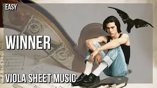 Viola Sheet Music: How to play Winner by Conan Gray