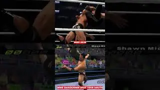 Rock Bottom Finisher Evolution | WWE 2K25 vs SmackDown Shut Your Mouth ⚡ #Shorts