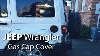 Jeep Wrangler: Gas Cap Cover install, EASY Way! DIY (Step-by-Step)