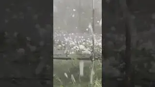 BIG Hailstorm near Toulouse, France - May 19, 2025