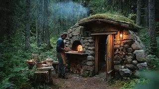 Ultimate Comfort In The Wild: Building A Warm Shelter And Woven Bed