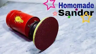 How To Make a SANDER MACHINE , diy SANDER MACHINE