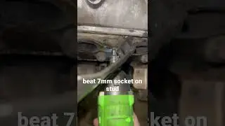 How to remove broken exhaust manifold bolt stud