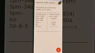 9:pm draw update Swertres lotto tips guide Jan 9. 2026