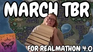 March TBR | Realmathon Edition