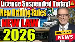 🚨 Australia 2026 Driving Laws: $1,500 Fines & Instant Licence Suspensions