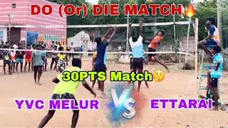 ‼️DO (Or) DIE MATCH‼️YVC MELUR 🆚 ETTARAI‼️30Pts MATCH‼️ @allurvolleyballclub