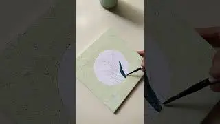 Vibrant Flower Painting with Poster Color and Pistachio - Quick Art Tutorial! #art #painting #drawin
