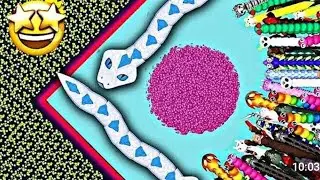 Epic SnakeIo Gameplay! Snake.io 🐍 OMG MOMENT SNAKE GAME🐍#snakeio