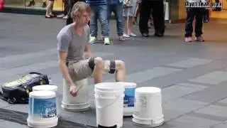 Amazing..play drums with keg