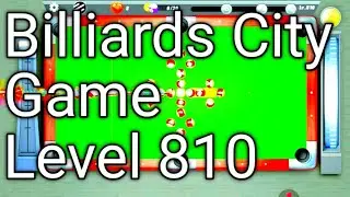Pooking billiards city gameplay level 810 Android game 