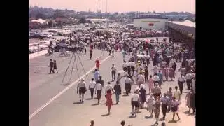 Indian Pacific train arrives for the first time at the East Perth Terminal