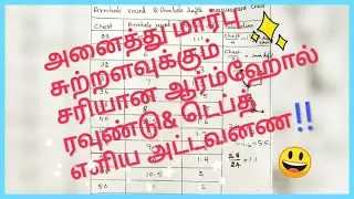 Blouse Arm hole round and depth measurement chart || in Tamil!!