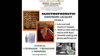 Electophoretic lacquer Hardware lacquer #art #diy #