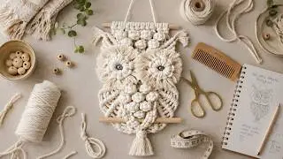 How to Make a Macrame Owl  🦉