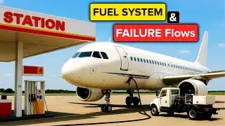 Airbus A320 FUEL System & System Failure Flows - Pilot Training Video