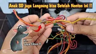 Trik mudah menyambung kabel digigit tikus, Bukan Teknisi juga bisa !!