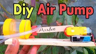 How To Make A Mini Air Pump | DIY Air Pump For Fish Tank