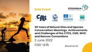 Stockholm+50: 50 Years of Natural Sites and Species Conservation