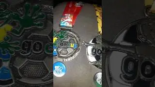 Se liga nas medalhas da gocup #futebol #brasil #respect #viral #campe&atilde;o #fut #soccer #skill #footbal