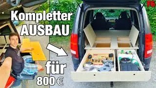 Holz INNENAUSBAU für 800€ im 4x4 Camper