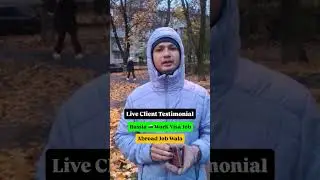 Live Client Testimonial From Russia 🇷🇺 || Abroad Job Wala #ajw
